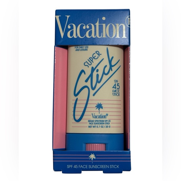 Vacation Super Stick Face Sunscreen, SPF 45 , 0.7 oz - Exp. 7/2026 NIB - Picture 1 of 3